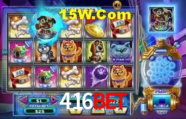 Interface moderna da plataforma 416bet